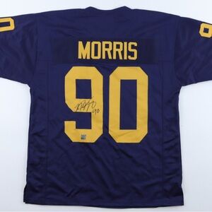 Mike Morris University of Michigan Signed/Autographed Jersey